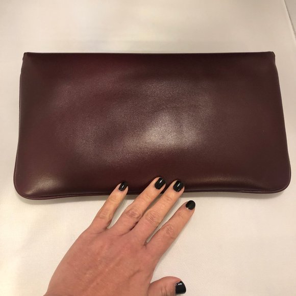 Gucci Rajah Leather Clutch in Burgundy - Picture 8 of 8